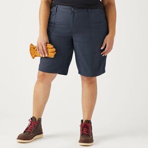 DuluthFlex Women's Plus Fire Hose Coolmax 11" Shorts Size 16W Charcoal Hiking